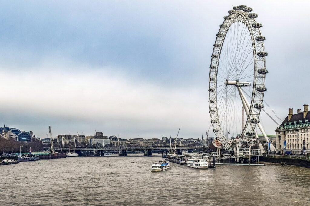 River Thames with the London Eye, a landmark often featured in UK Immigration Rule news and travel updates.