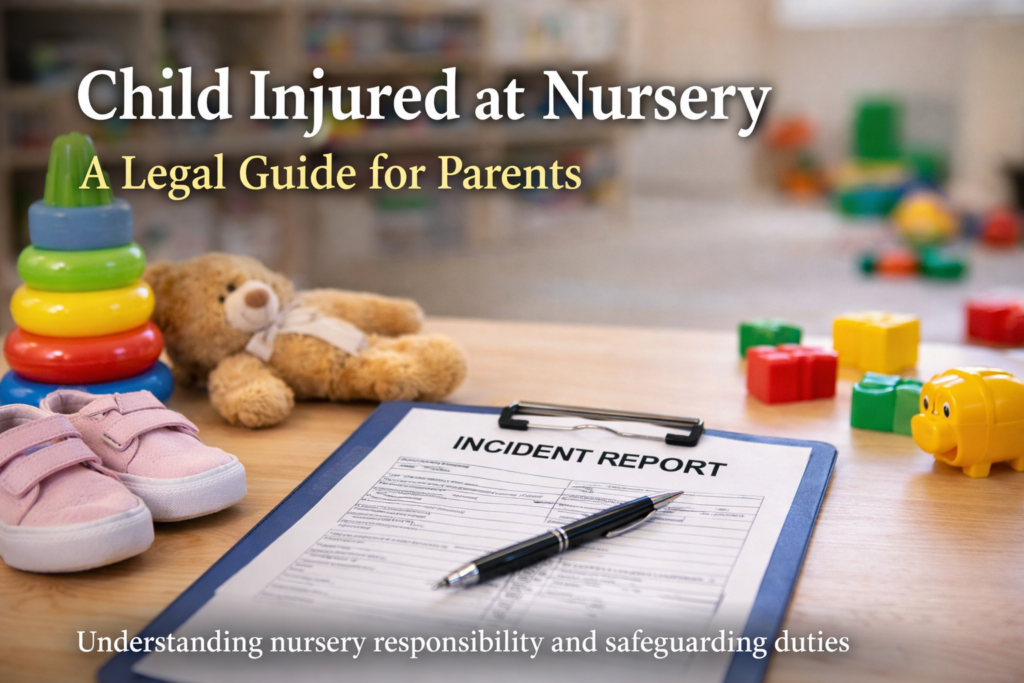 Child Injured at Nursery: A Legal Guide for Parents